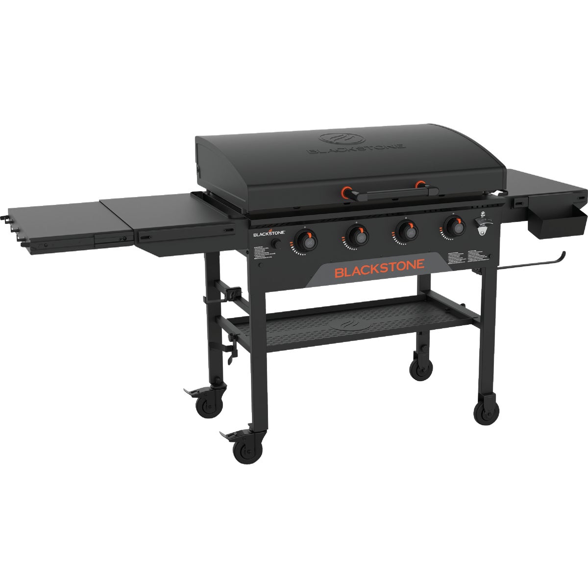 Blackstone Original Omnivore 36 In. 4 Burner Propane Griddle with Hood Black Kenyon Noble Lumber Hardware